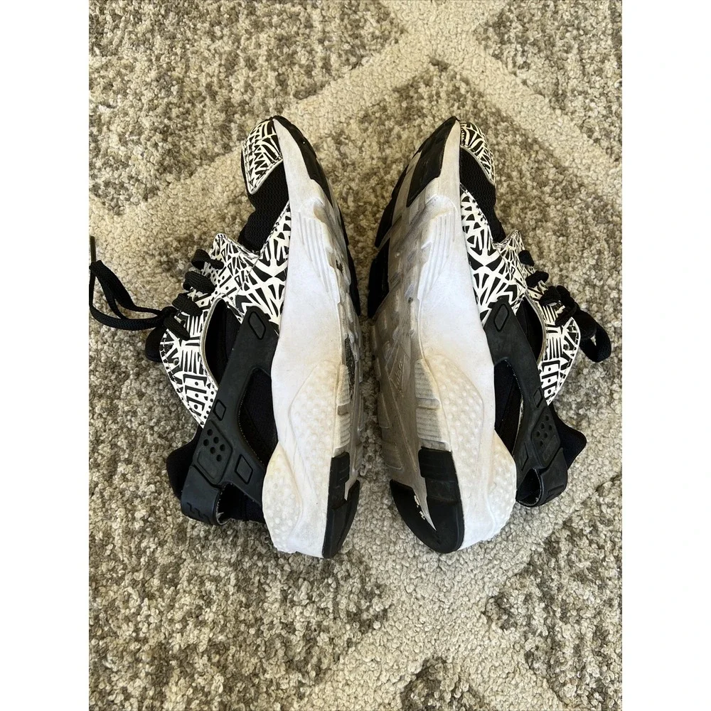Nike Boys Air Huarache Run Ultra Black Running Shoes Sneakers 5Y